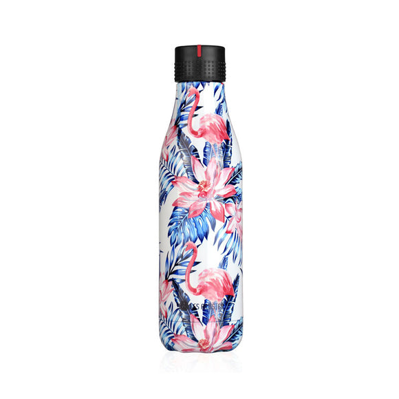 Botella Termo Inox Leaf Flamingos 500ml Les Artistes Paris