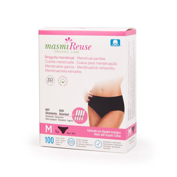 Braguita menstrual algodon bio talla M Masmi