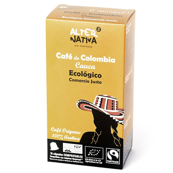 Café Colombia capsulas compostables bio 10x5g Alternativa 3
