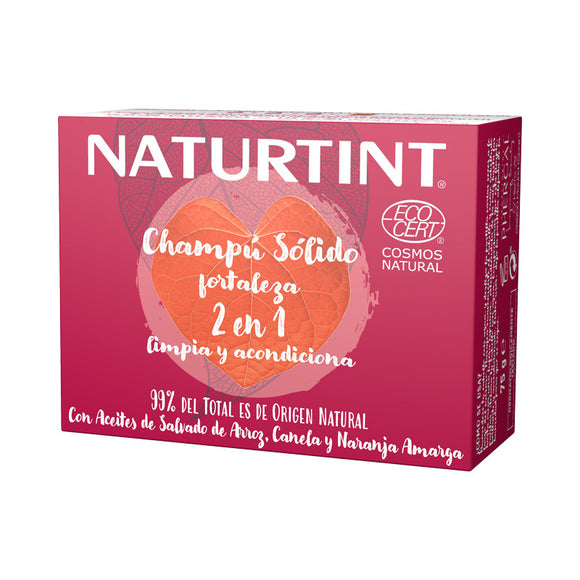 Champú solido fortaleza pastilla Cosmos 75g Naturtint